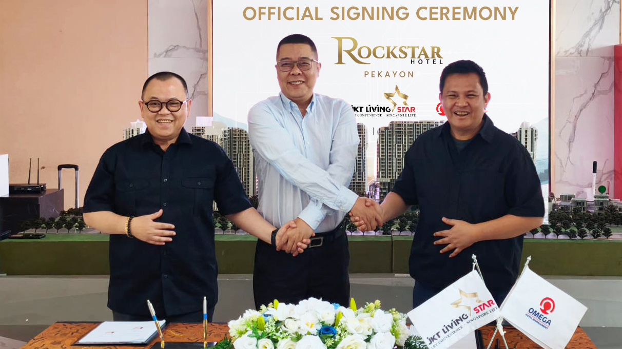 All Star Brand Management and Jakarta Living Star Officially Launch Rockstar Hotel Pekayon, Managed by Omega Hotel Management