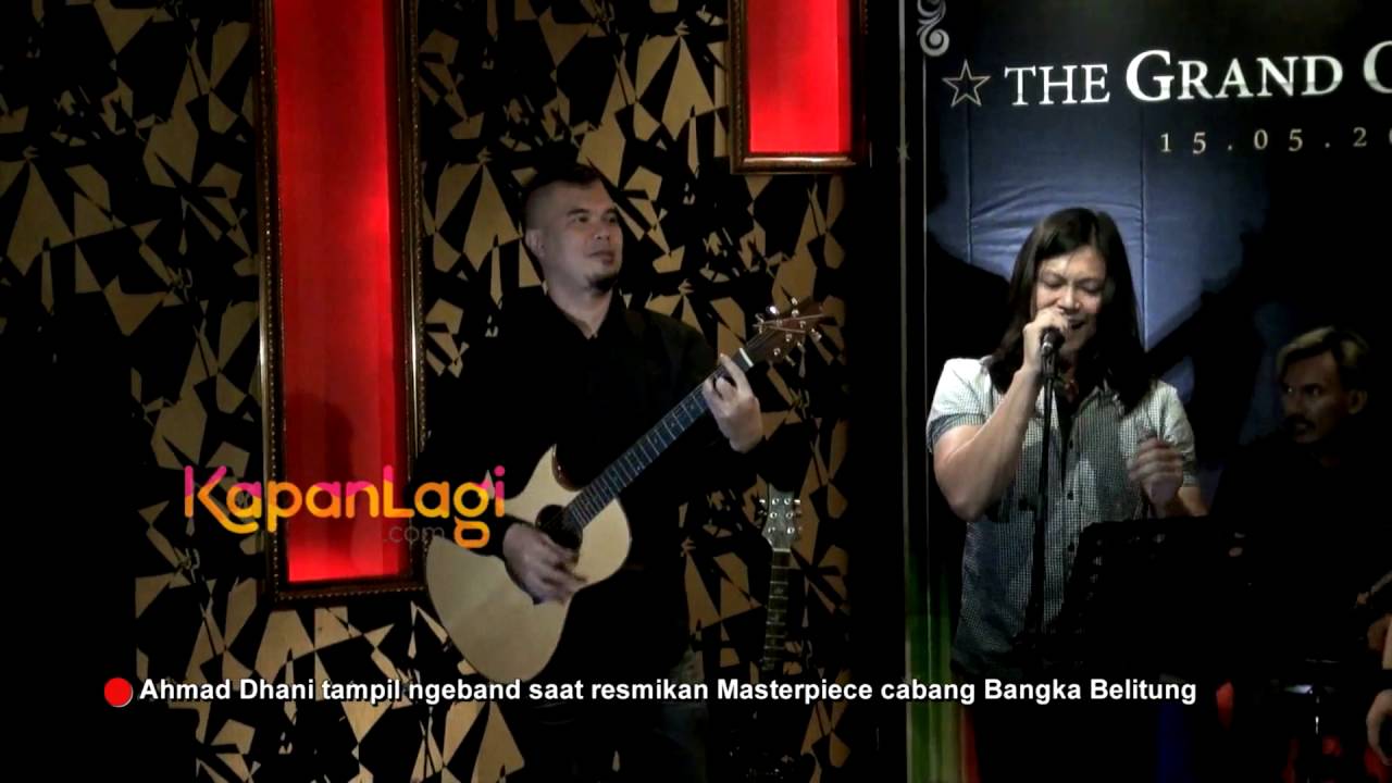 Ahmad Dhani Ikut Ngeband Saat Resmikan Masterpiece Bangka